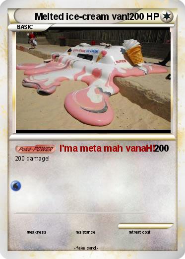 Pokemon Melted ice-cream van!