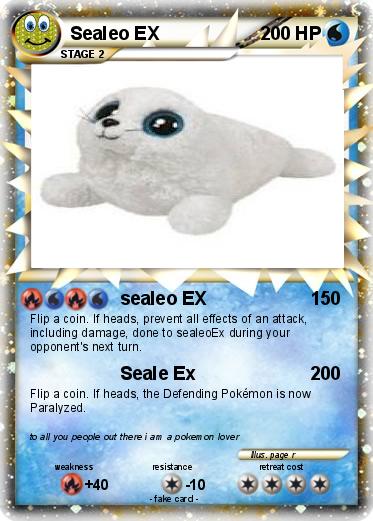 Pokemon Sealeo EX