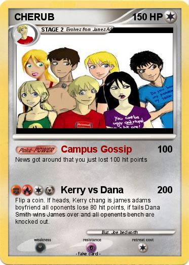Pokémon CHERUB 10 10 - Campus Gossip - My Pokemon Card