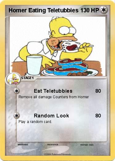 Pokemon Homer Eating Teletubbies