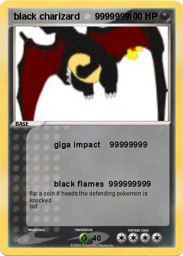 Pokemon black charizard      9999999