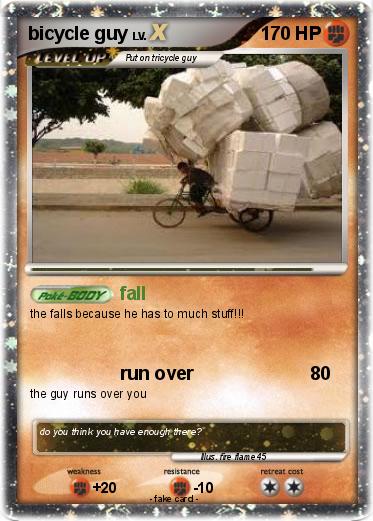 Pokemon bicycle guy