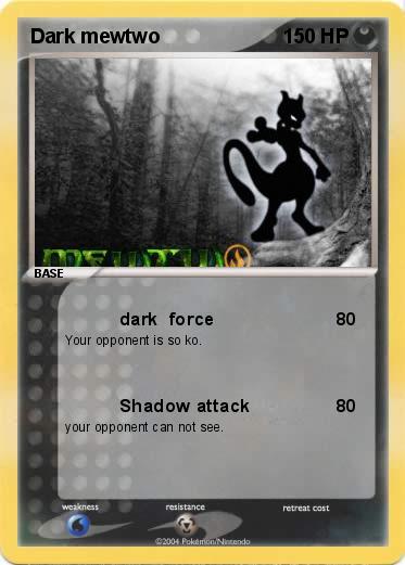 Pokemon Dark mewtwo