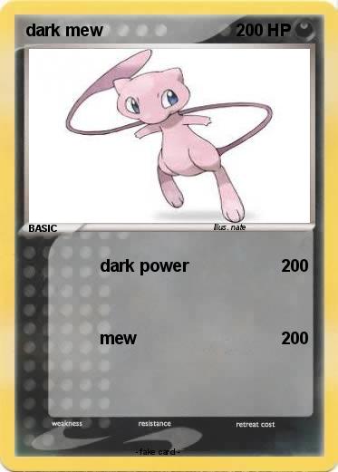 Pokemon dark mew