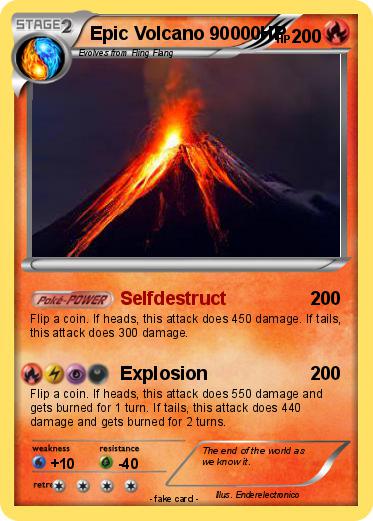 Pokemon Epic Volcano 90000HP
