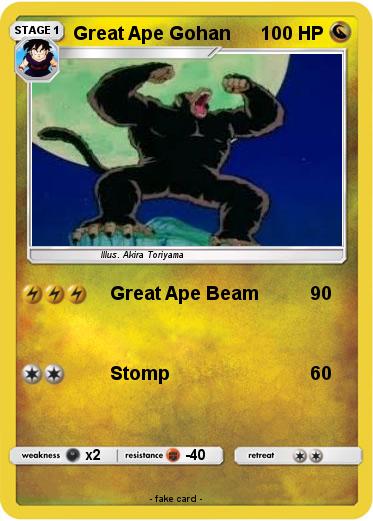 Pokemon Great Ape Gohan