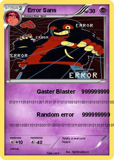 Pokemon Error Sans