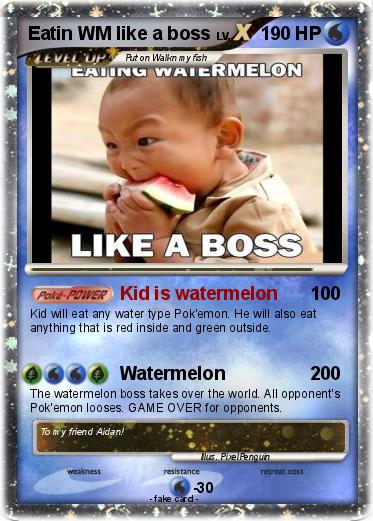 Pokemon Eatin WM like a boss