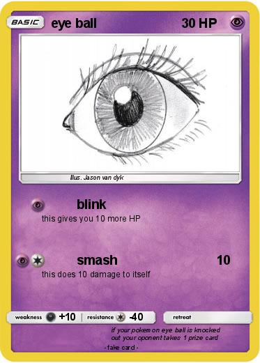 Pokemon eye ball
