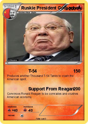 Pokemon Ruskie President Gorbachev
