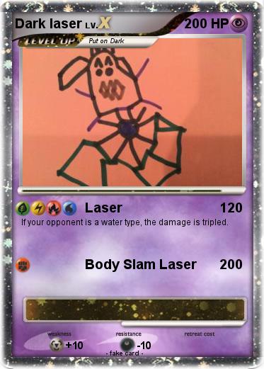 Pokemon Dark laser