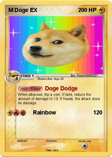 Pokémon M Doge EX 5 5 - Doge Dodge - My Pokemon Card