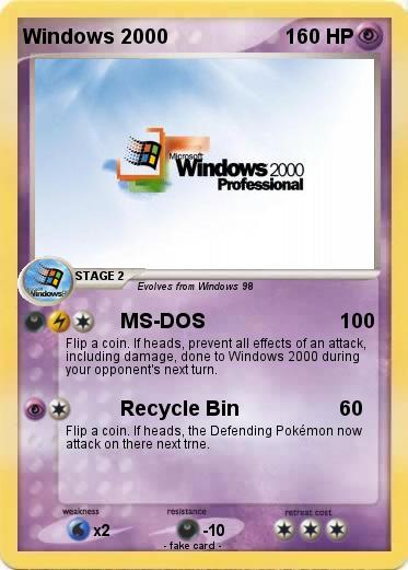 Pokemon Windows 2000