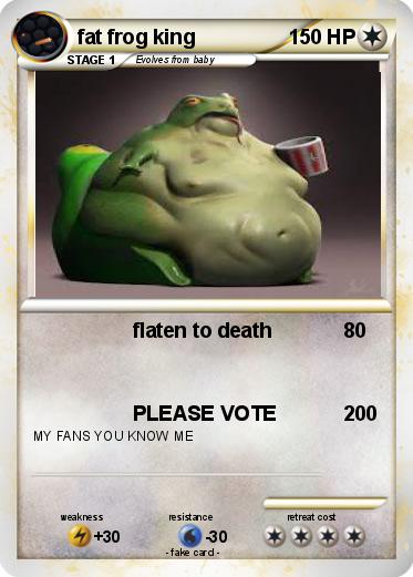 Pokemon fat frog king