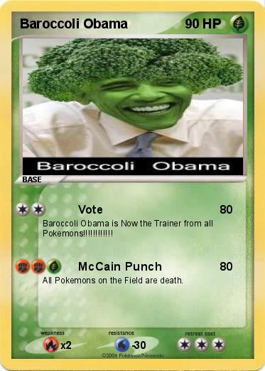 Pokemon Baroccoli Obama 