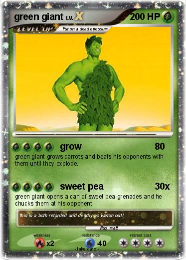 Pokemon green giant