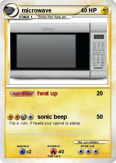 Pokemon microwave