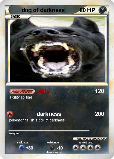 Pokemon dog of darkness
