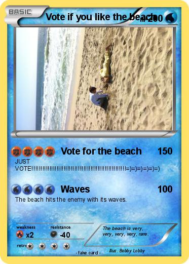Pokemon Vote if you like the beach