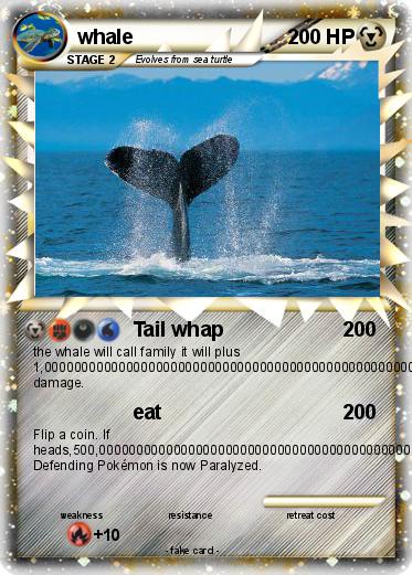 Pokemon whale