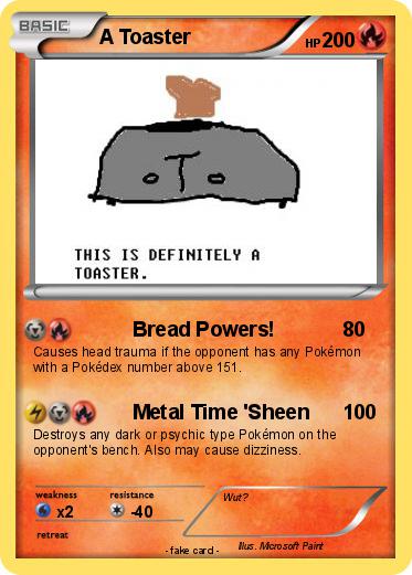 Pokemon A Toaster