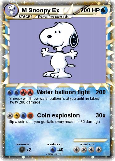 Pokemon M Snoopy Ex