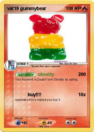 Pokemon vat19 gummybear