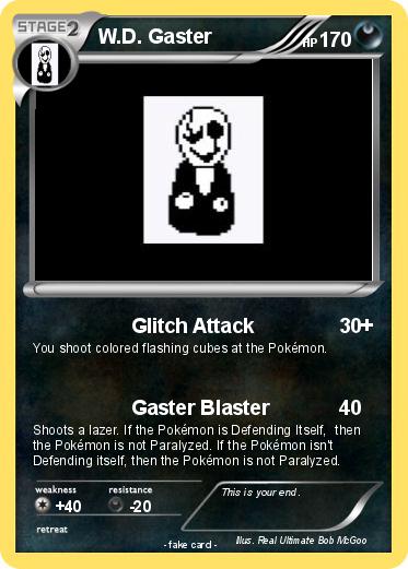 Pokemon W.D. Gaster