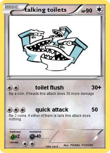 Pokemon talking toilets