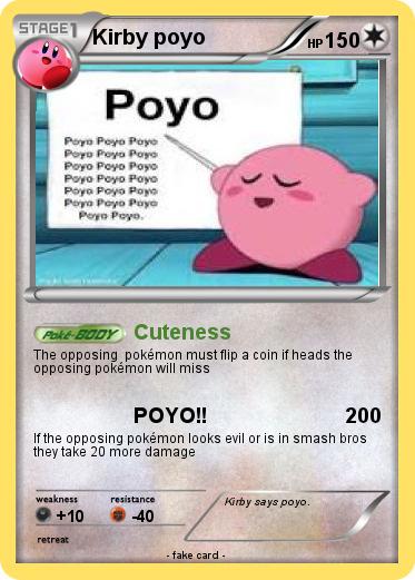Pokemon Kirby poyo