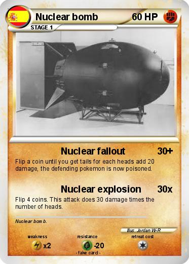 Pokemon Nuclear bomb