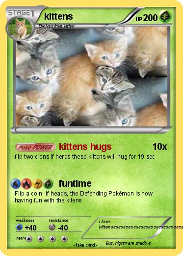 Pokemon kittens