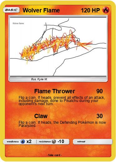 Pokemon Wolver Flame