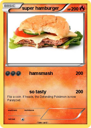 Pokemon super hamburger