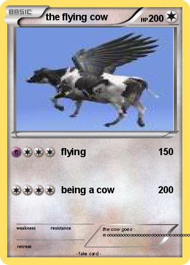 Pokemon the flying cow