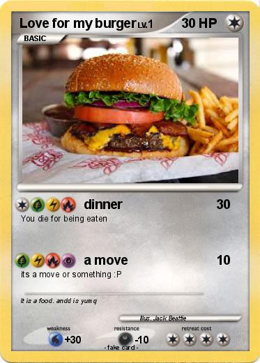 Pokemon Love for my burger