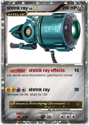 Pokemon shrink ray