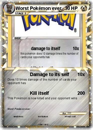 Pokemon Worst Pokémon ever