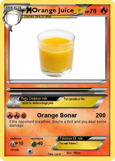 Pokemon Orange Juice