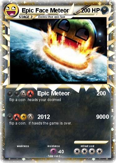 Pokemon Epic Face Meteor