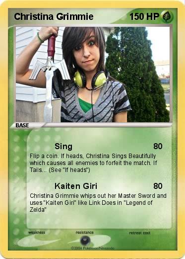 Pokemon Christina Grimmie
