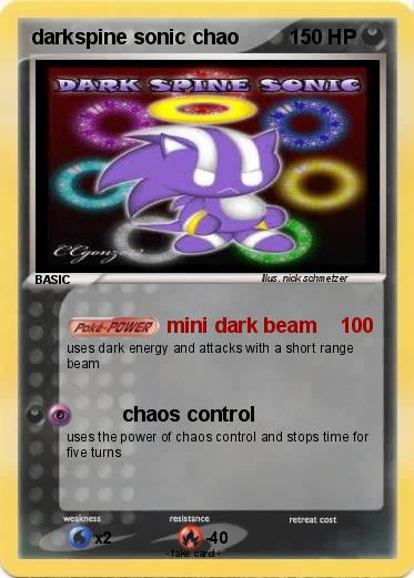 Pokemon darkspine sonic chao
