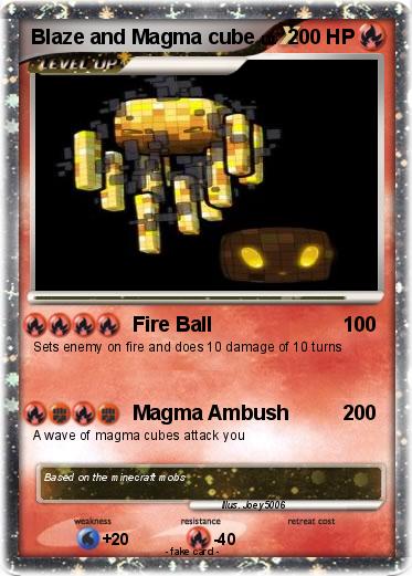 Pokemon Blaze and Magma cube