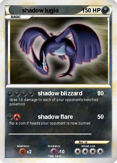 Pokemon shadow lugia