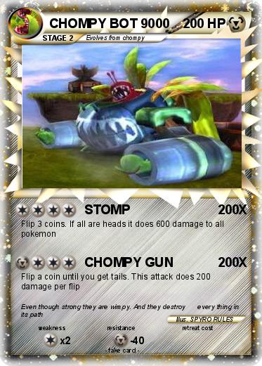 Pokemon CHOMPY BOT 9000