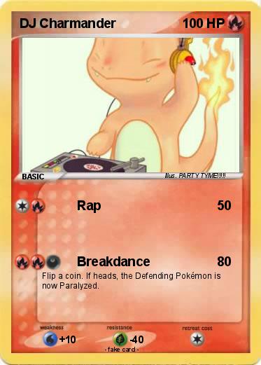 Pokemon DJ Charmander