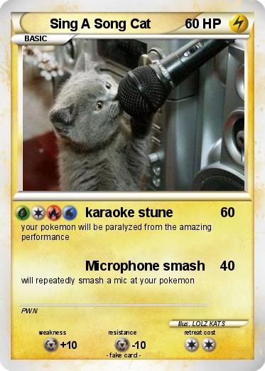 Pokemon Sing A Song Cat