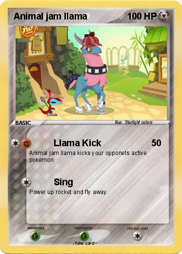 Pokemon Animal jam llama