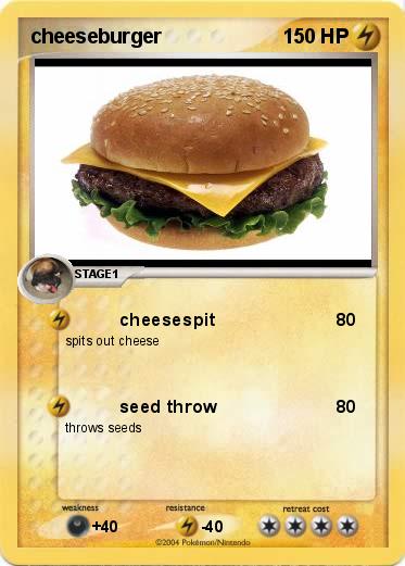 Pokemon cheeseburger