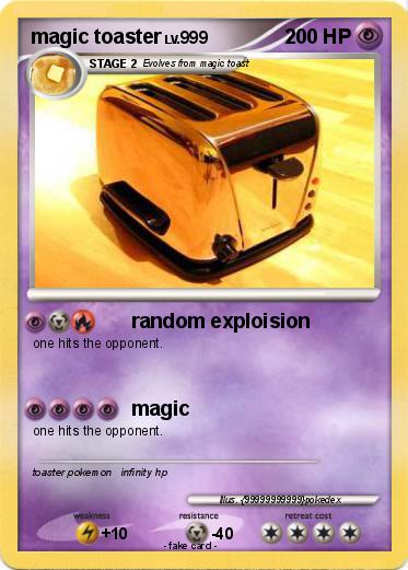 Pokemon magic toaster